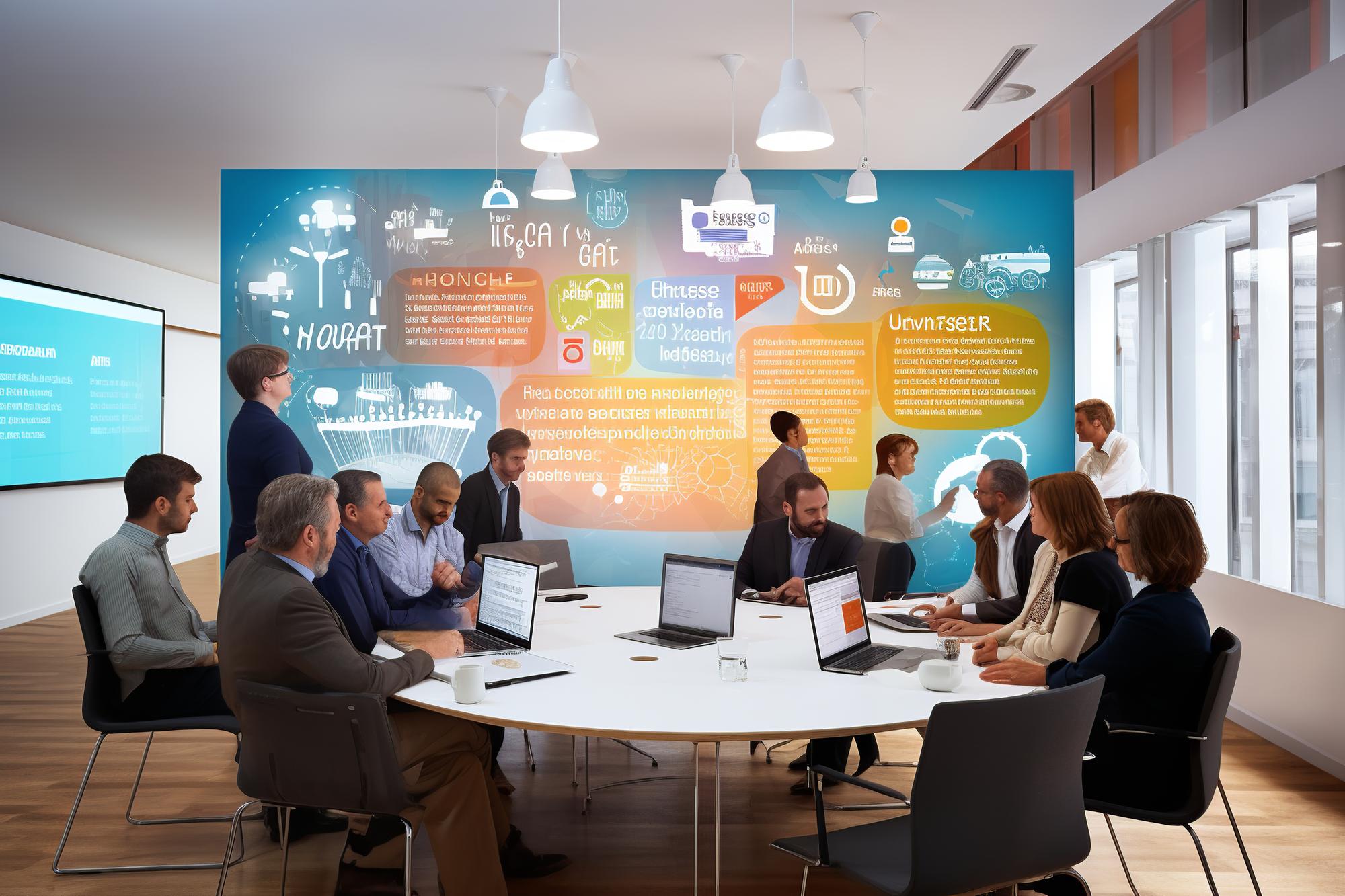 Professional consulting experts delivering corporate training on operational excellence methods